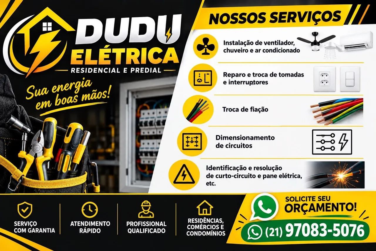 Eletricista residencial e predial