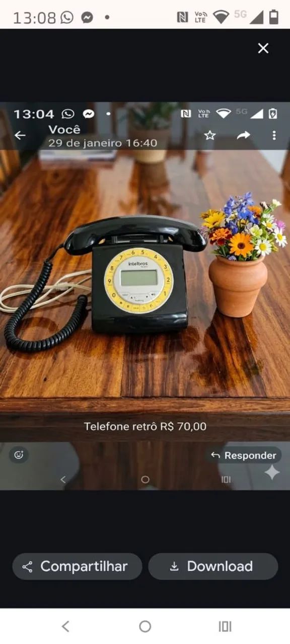 TELEFONE RETRÔ 