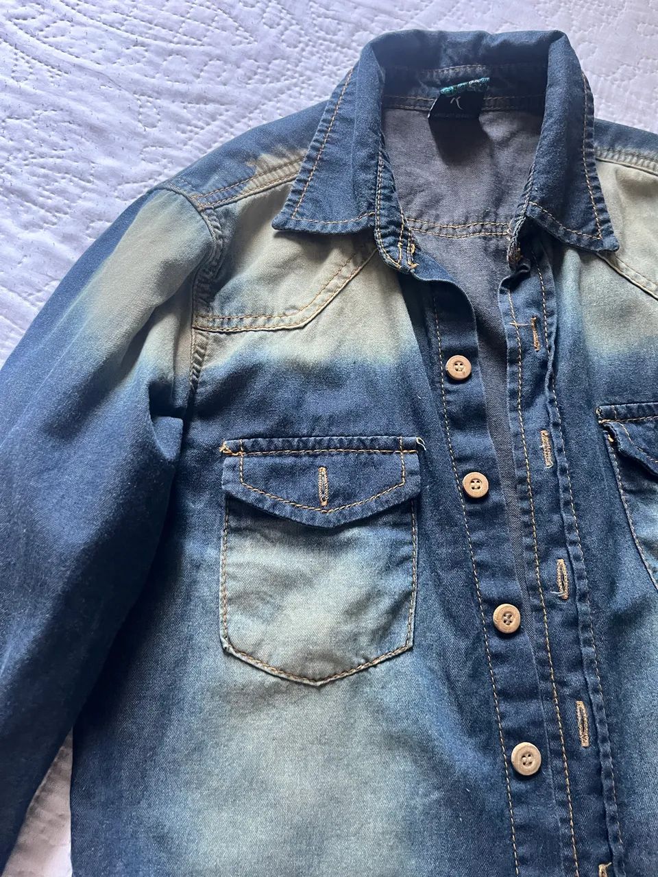 Camisão Jeans Infantil - Foto 4