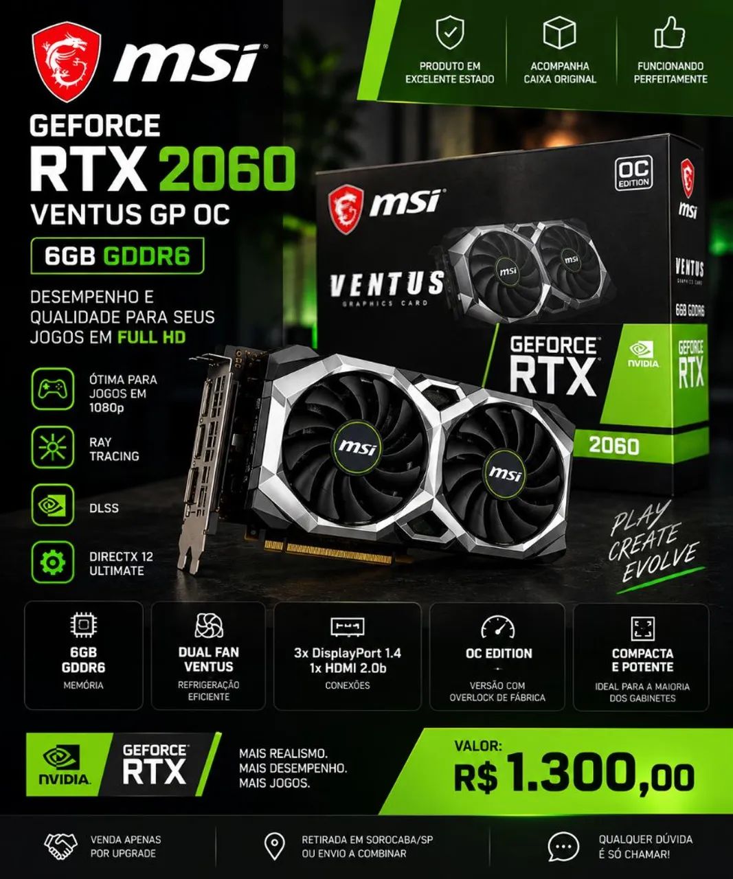 RTX 2060 6GB GDDR6