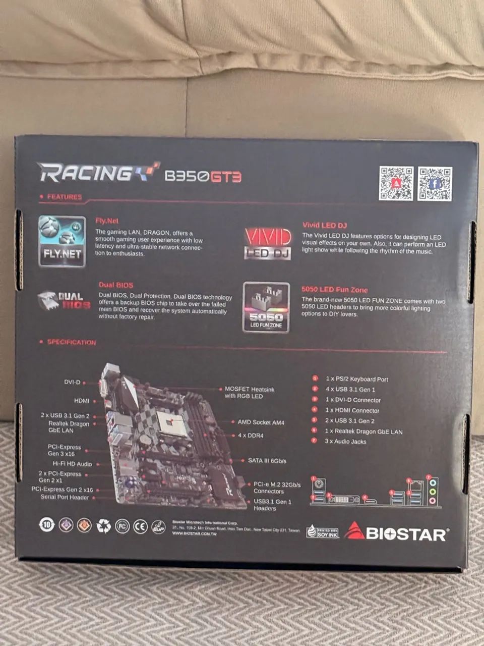 Placa mãe B350 gt3 racing  - Foto 2