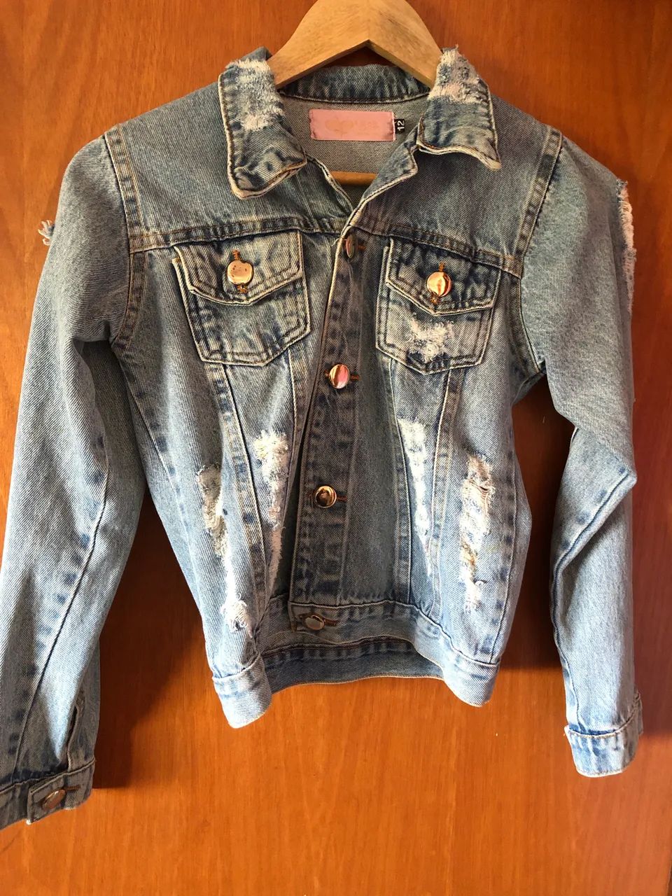Jaqueta jeans destroyed  - Foto 2
