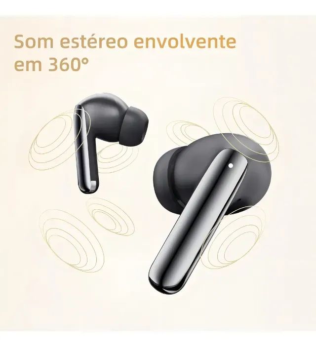 Fone Bluetooth QCY MeloBuds Pro ANC - Cancelamento de Ruído Ativo Premium - Foto 5