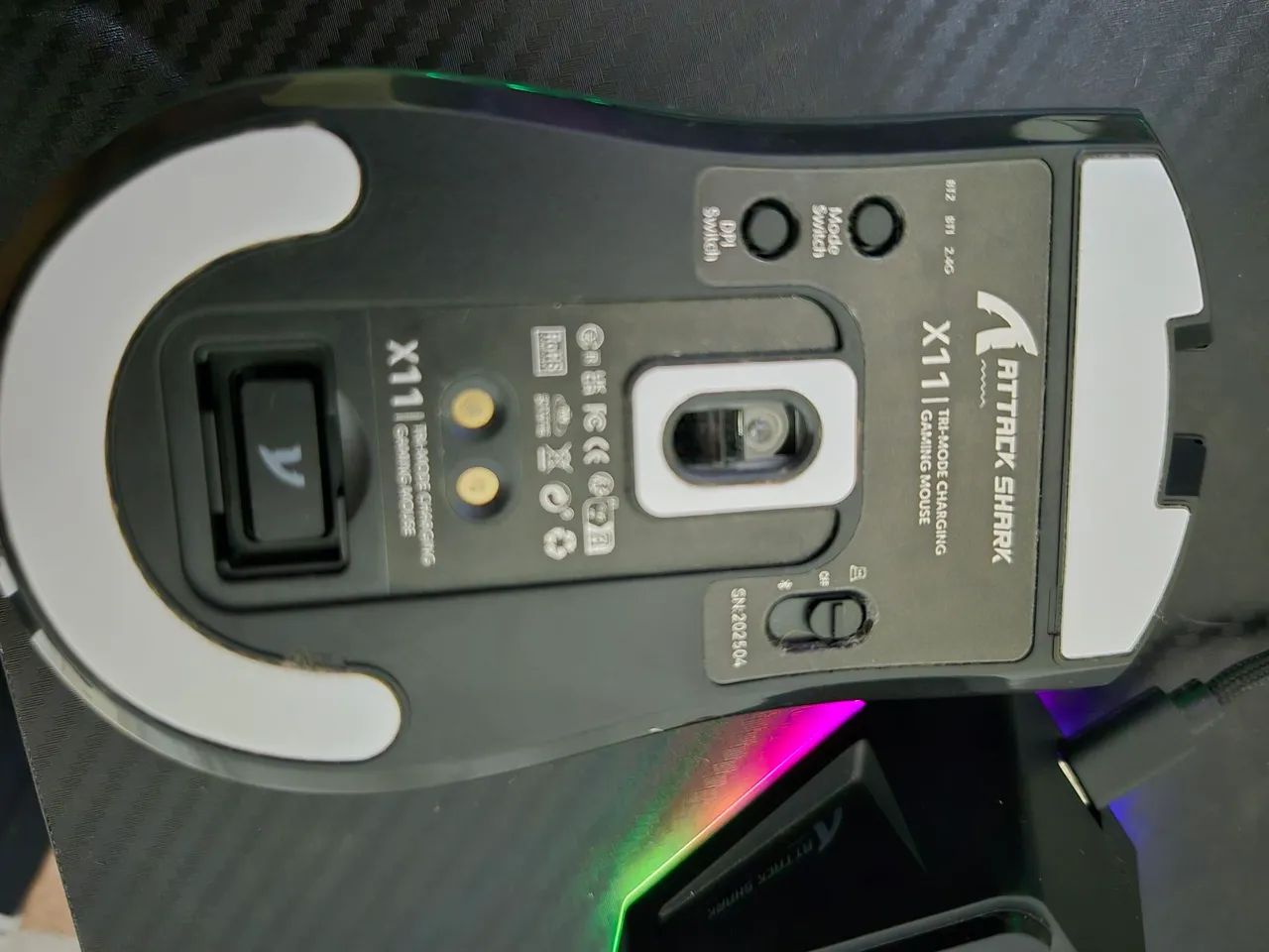 Mouse Sem fio Attack Shark X11 - Foto 3