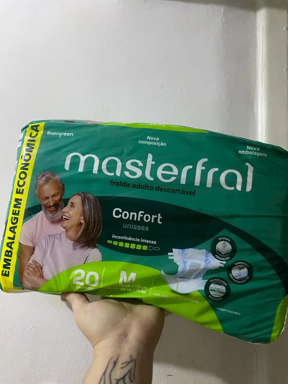 Fraldas geriátrica M 