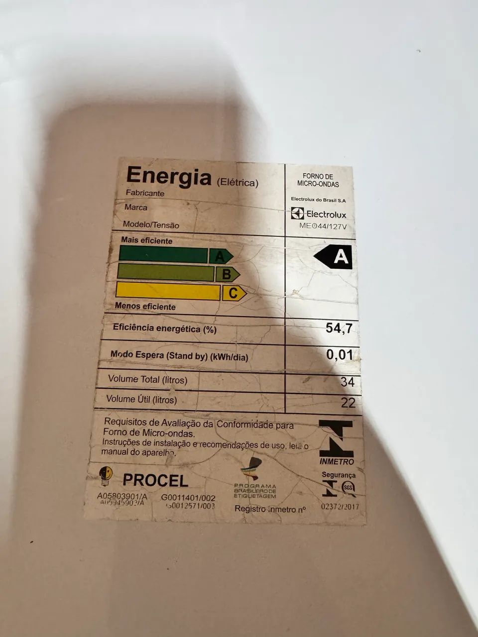 Microondas eletrolux 34L funcionando  - Foto 4