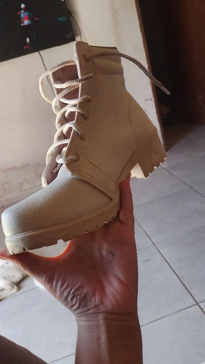 Bota bege - Foto 3