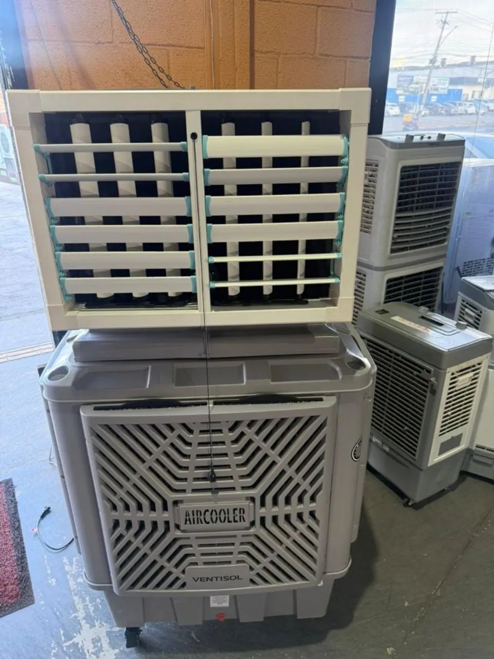 Climatizador Industrial Até 200m 120litros Clin120 Ventisol Cor Cinza - Foto 6
