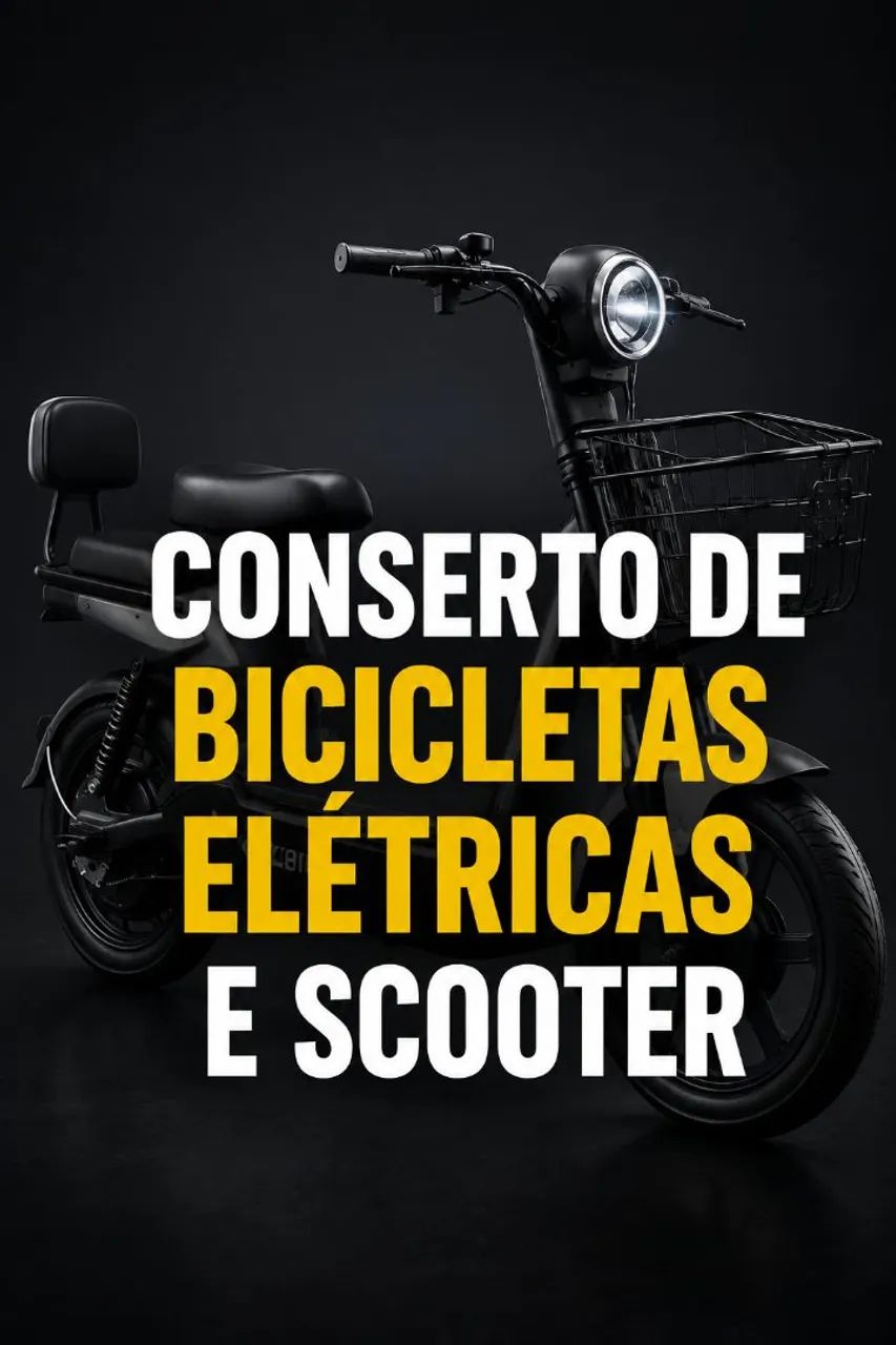 Conserto de bicicletas elétricas e scooters 