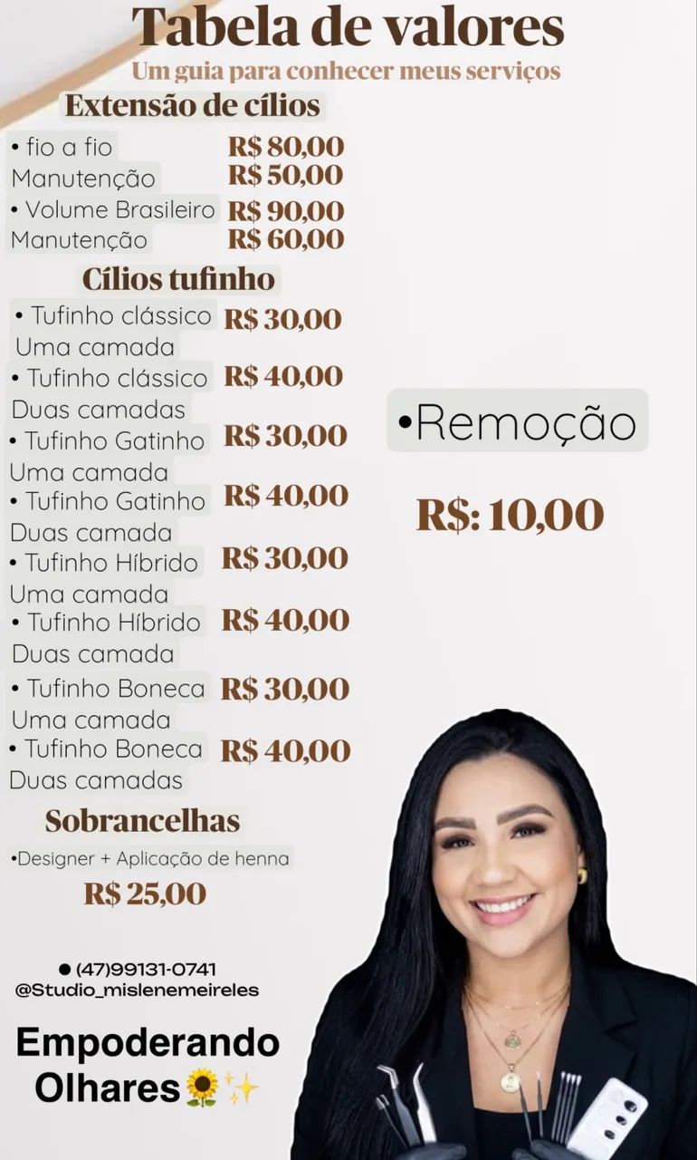 Cílios e extensão de cílios 