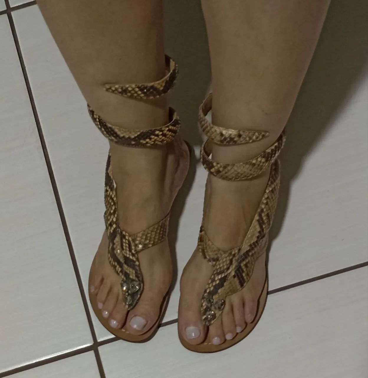 Sandália Animale cobra rasteirinha  - Foto 3