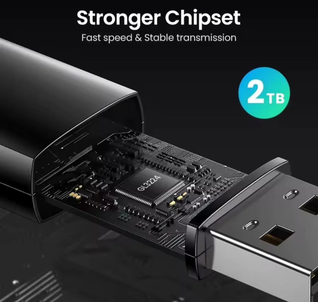Leitor Cartão De Memória Ugreen 2 Em 1 Interface<br><br>Usb 3.0 - Foto 3