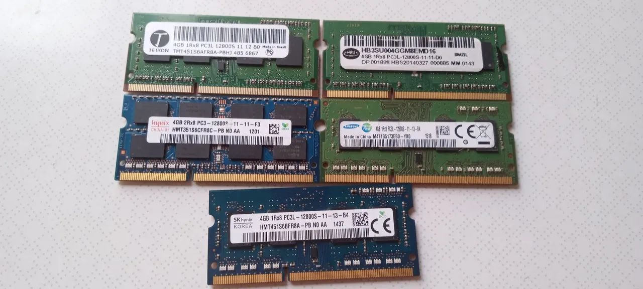 Memórias de notebook 4GB cada 50. Unidade - Foto 4