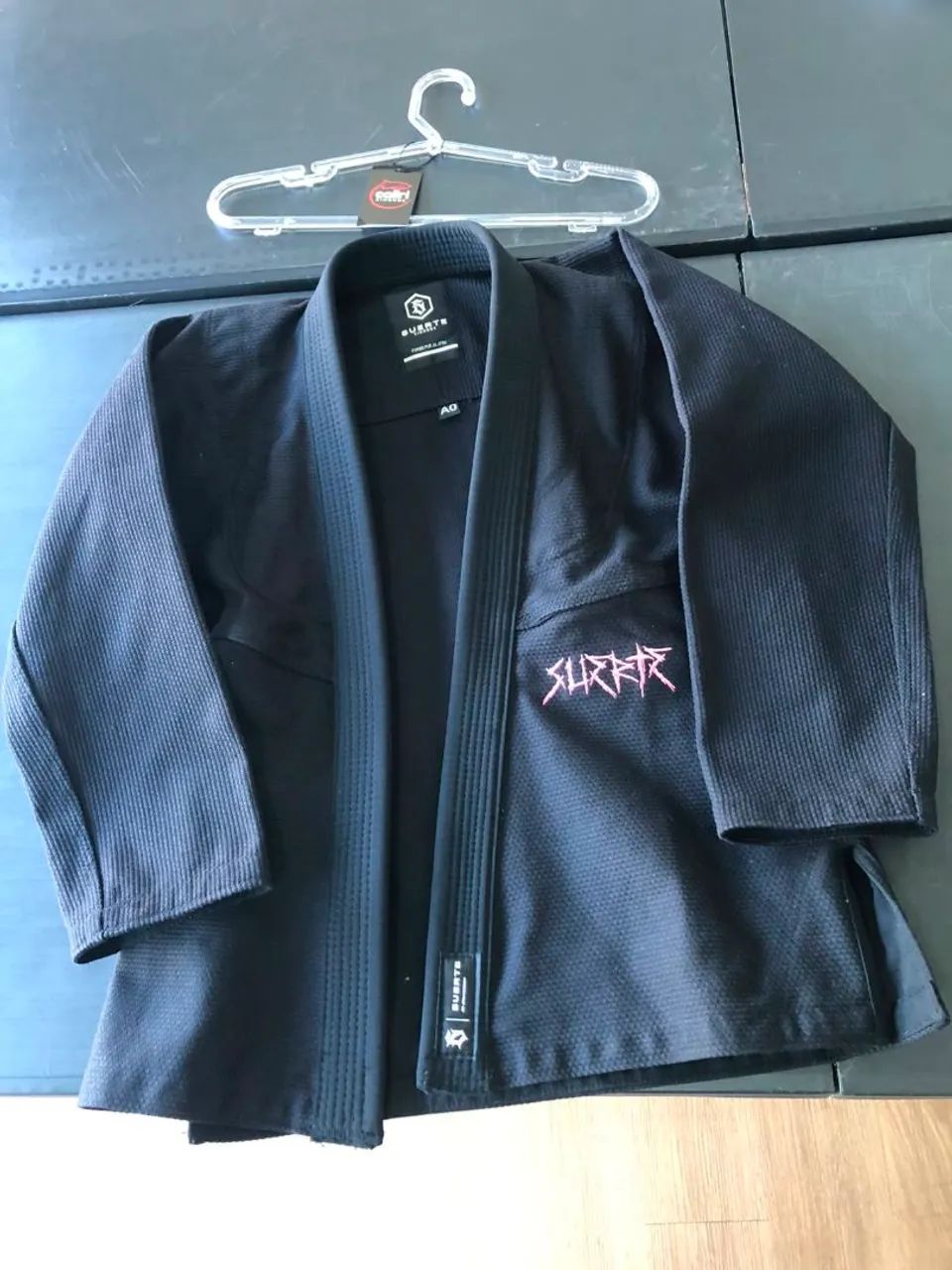 Kimono Suerte black pink A0, A1, A2 A3