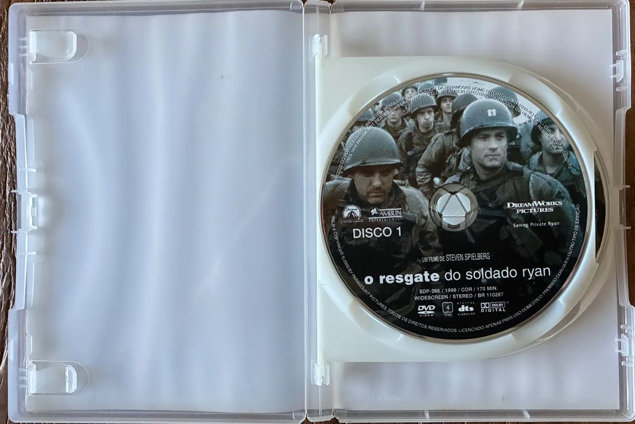 DVD - O RESGATE DO SOLDADO RYAN - Foto 2