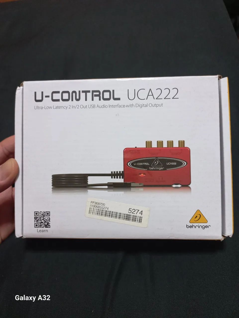 INTERFACE DE ÁUDIO U-CONTROL UCA222 BEHRINGER