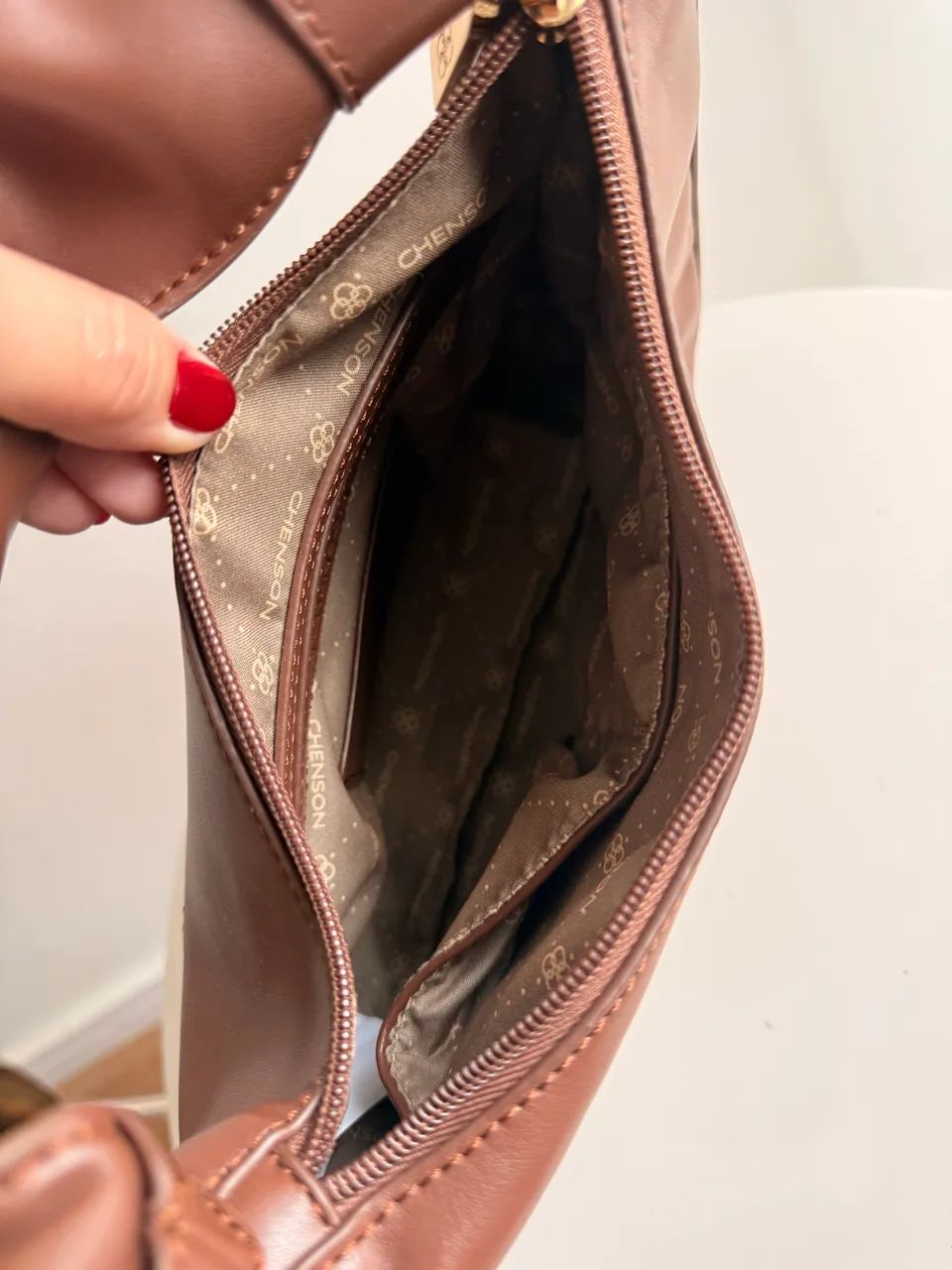 Bolsa Chenson Marrom Seminova + Alça Transversal - Foto 3