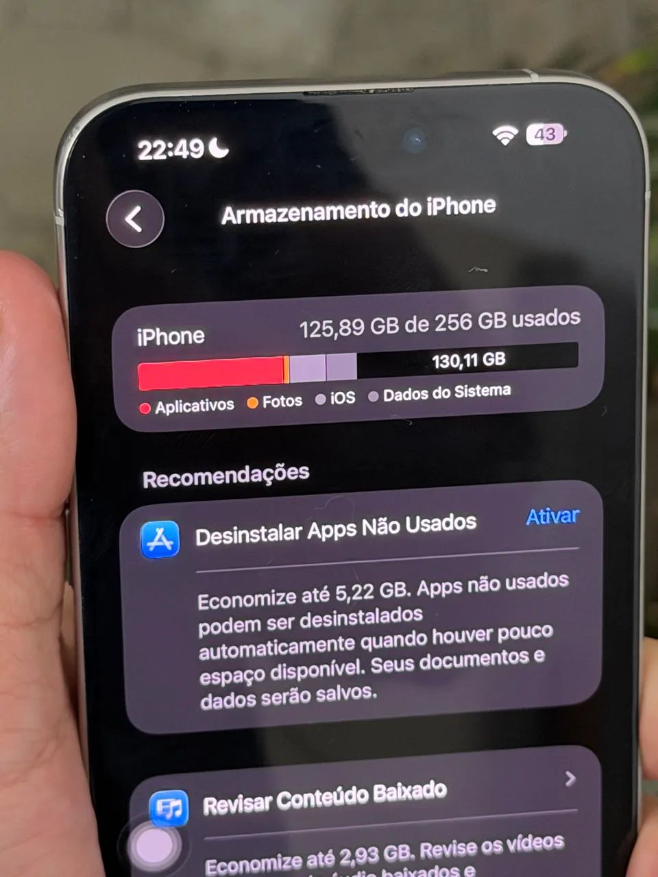 iPhone 15 Pro Max 256Gb Branco  - Foto 3