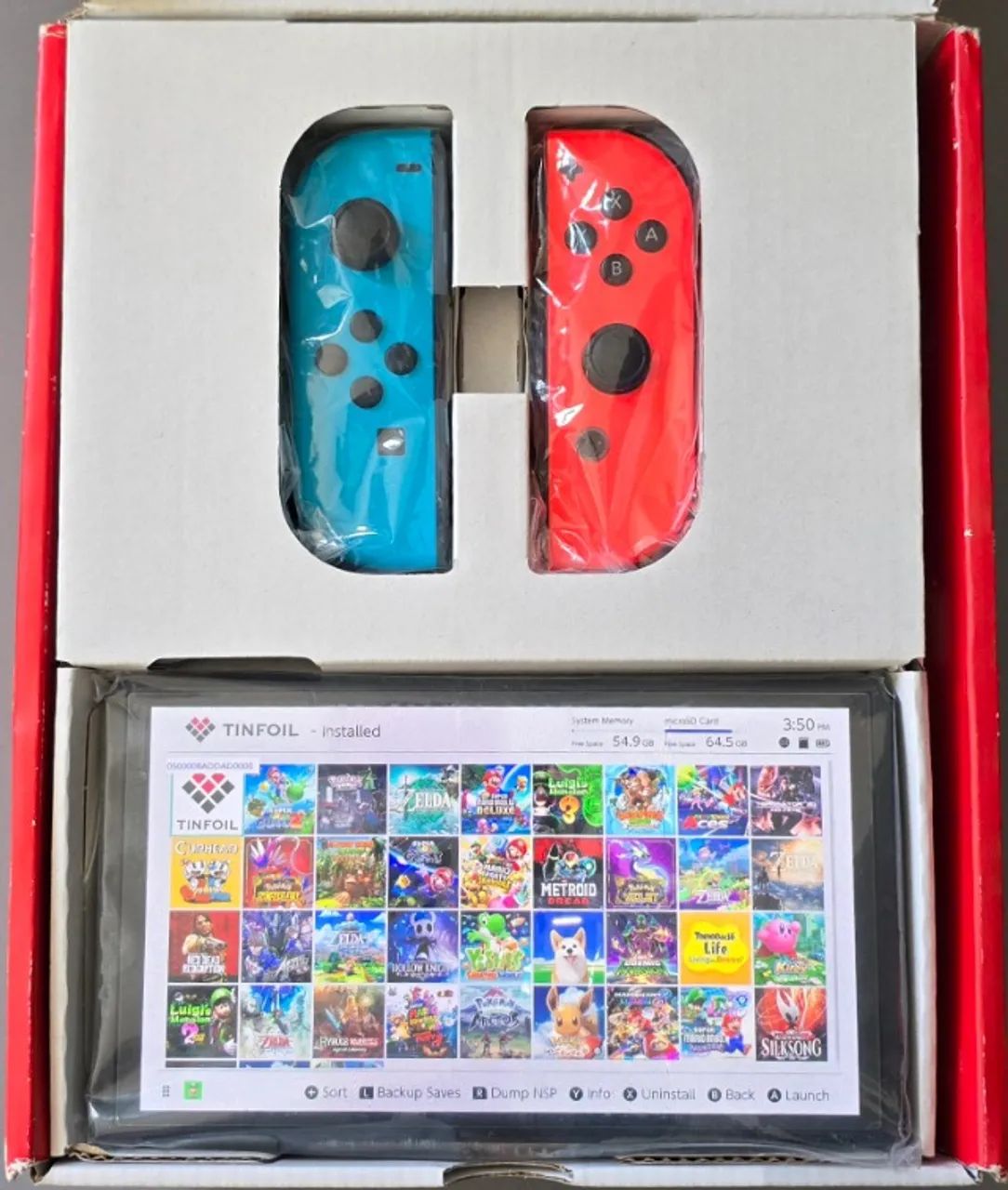Nintendo Switch OLED -Desbloqueado SD 400GB - Foto 5