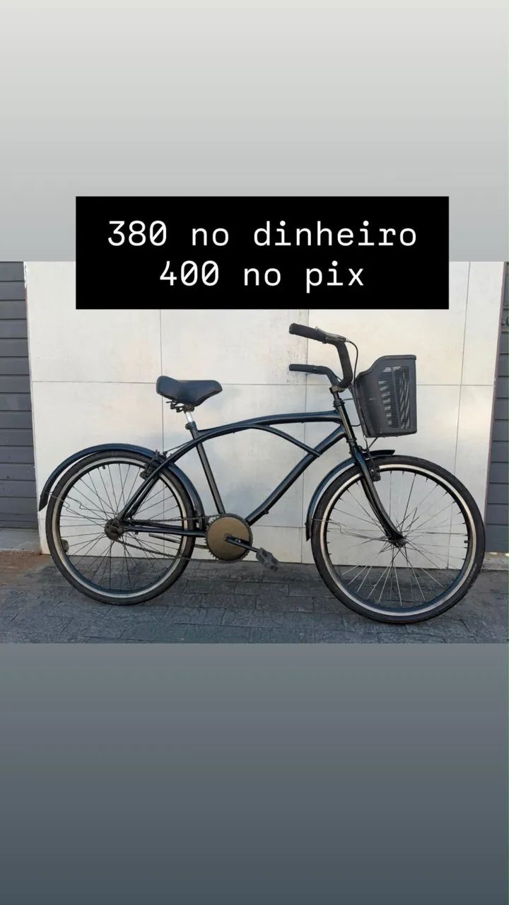 Bicicleta caiçara aro 26 revisada com nota 