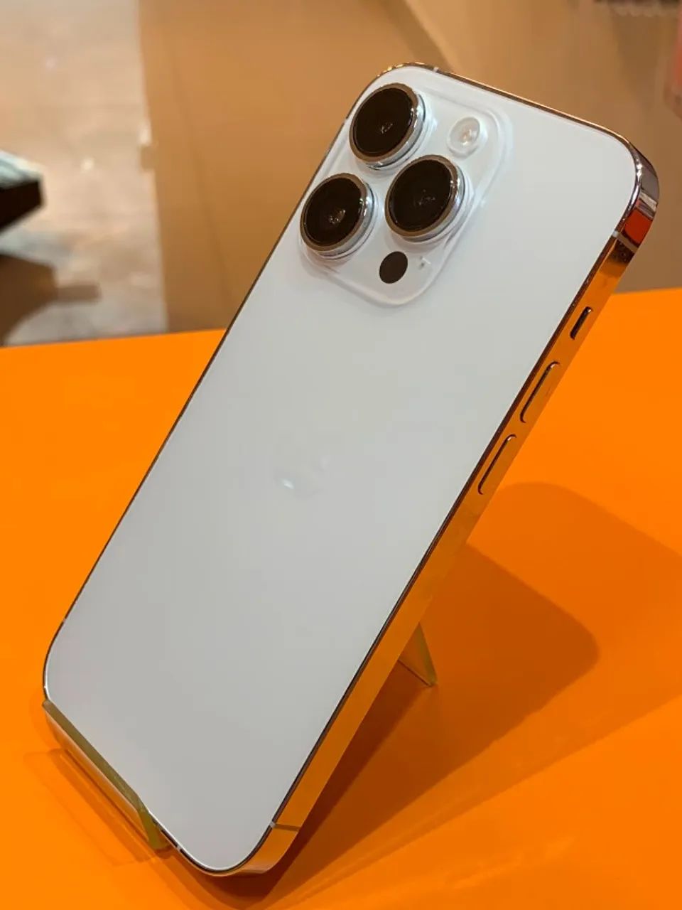 iPhone 14 Pro 256gb Silver Seminovo - Foto 3