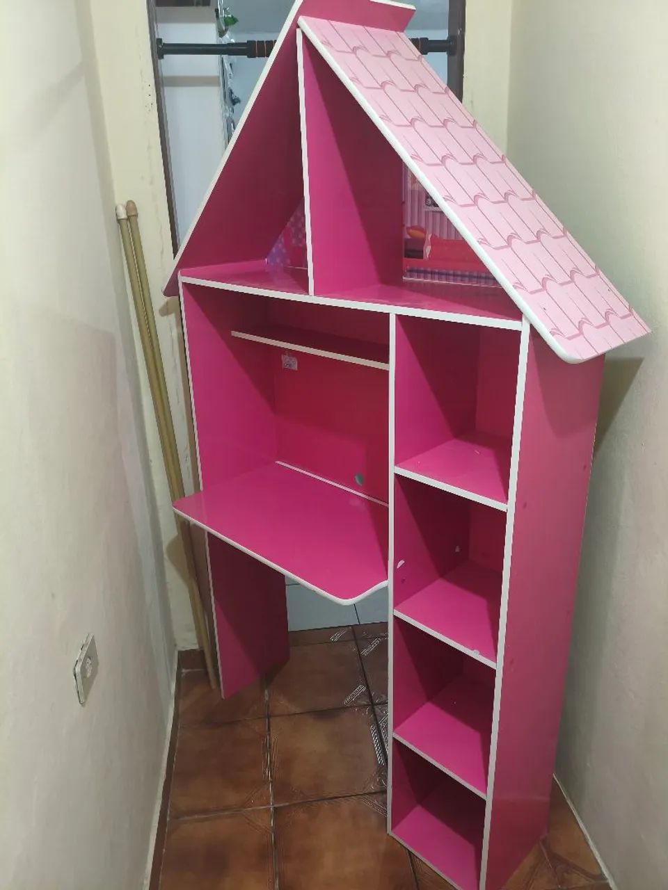 Escrivaninha Rosa para Menina - Foto 4