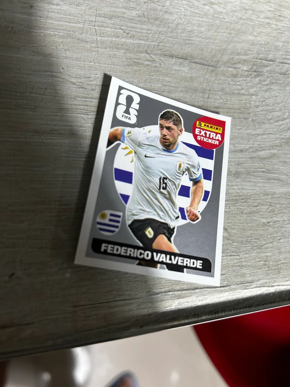 Figurinha Extra Federico Valverde Prata Copa 2026 Panini - Foto 3