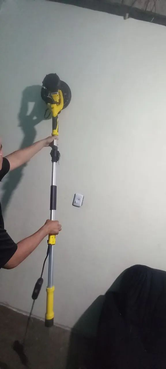 Lixadeira para parede e teto 850w nova 110v