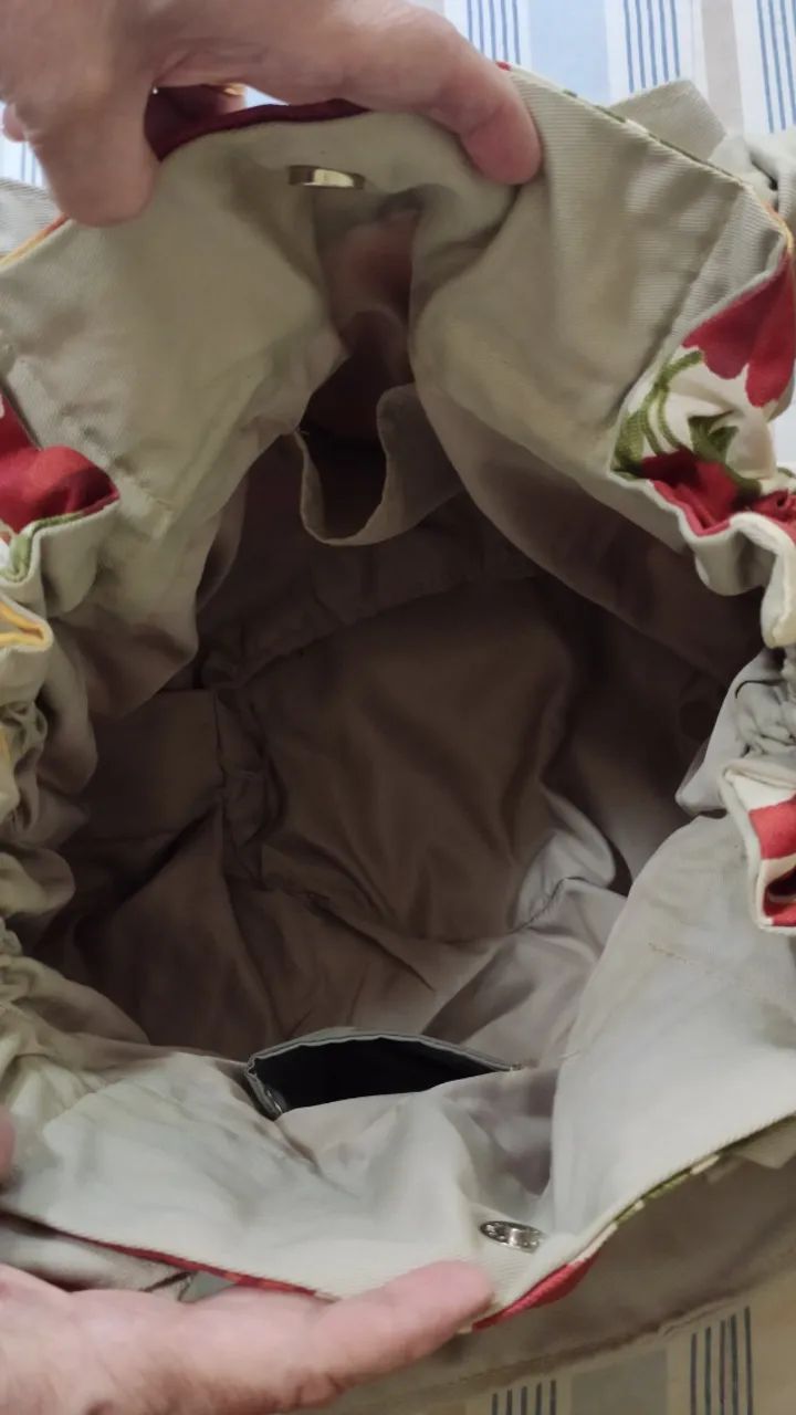 Bolsa Florida Ombro Mão Forrada c/ Divisórias - Foto 4