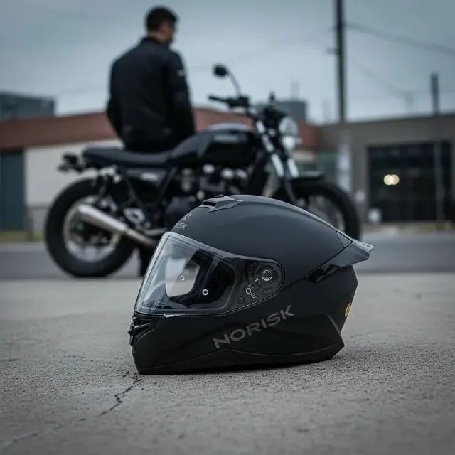 norimidMA1ブラック Capacete Norisk Razor Monocolor Fosco Black Edition TAM 62 NOVO
