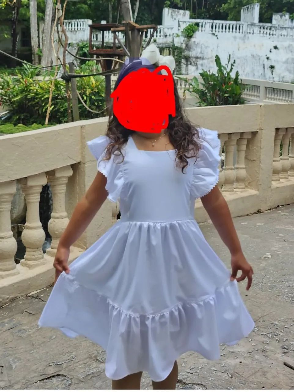 Vestido branco ABC 