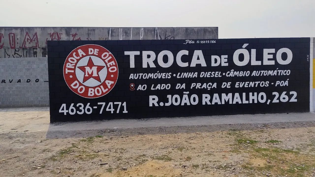 Letreiros e anúncios em muros - Foto 4