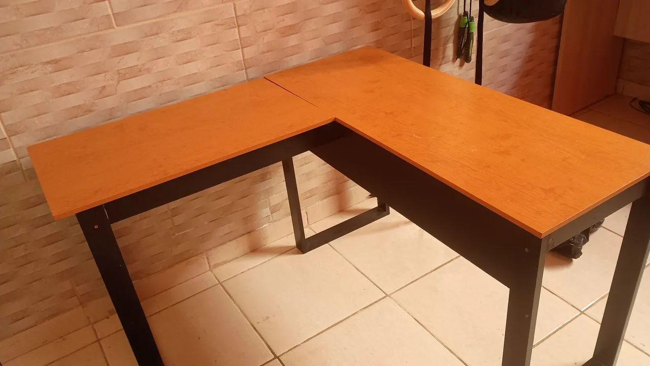 Mesa em L Grande para Escritório - Foto 5