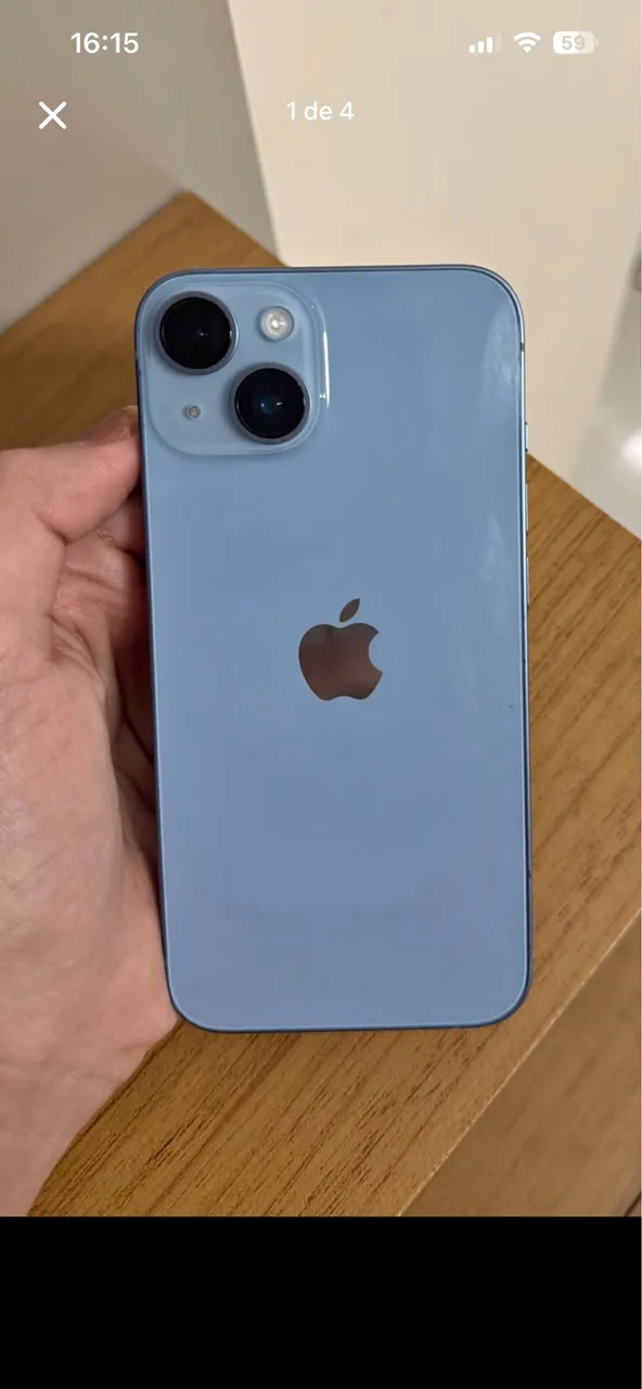 iPhone 14 128GB Azul Seminovo/ Loja Física - Celulares e