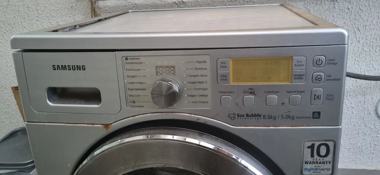Lava e Seca Samsung Eco Bubble 8,5kg funcionando - Foto 4