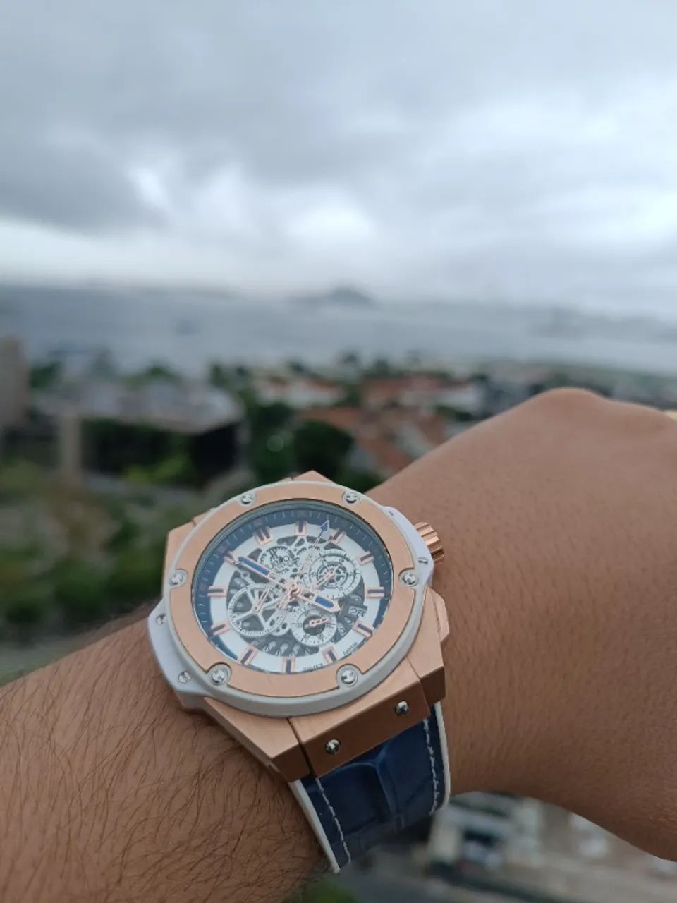 Relógio HUBLOT MIAMI MULTIFUNCIONAL ENTREGAMOS  - Foto 4