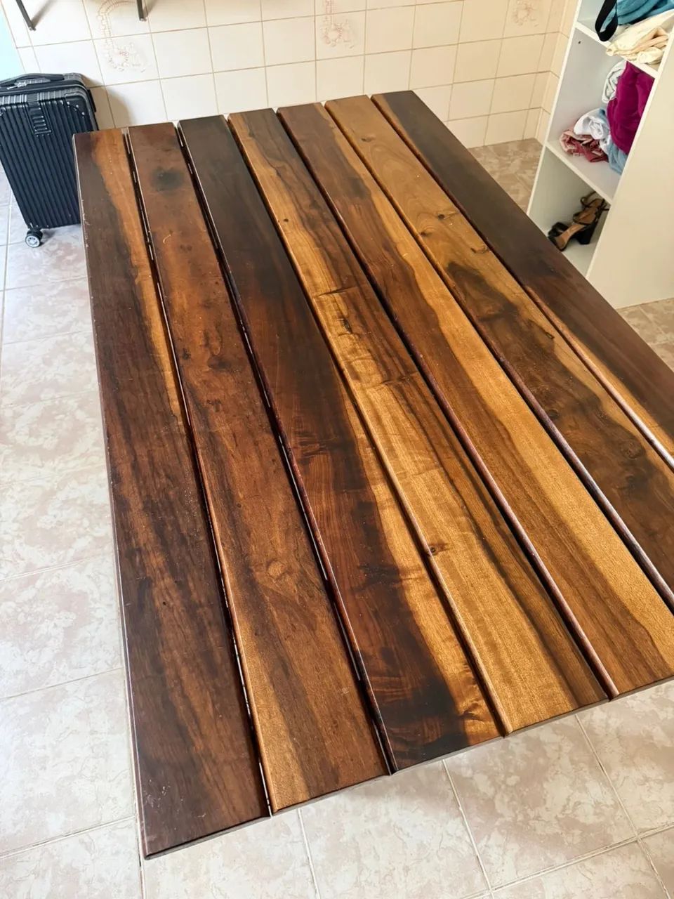 MESA DE MADEIRA MACIÇA - EXCELENTE ESTADO | OPORTUNIDADE - Foto 2