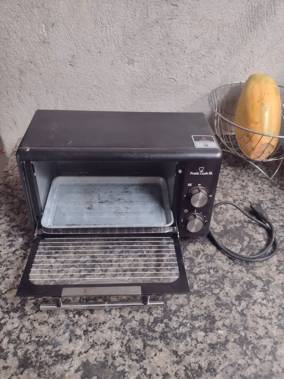 Forninho elétrico pequeno funcionando perfeitamente - Foto 4