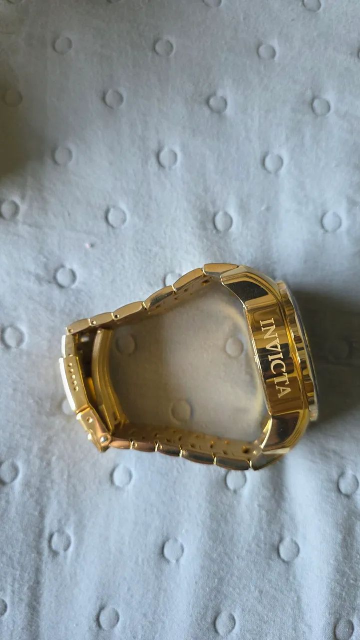 Rélogio Invicta Pro Diver 0073 dourado - Foto 4