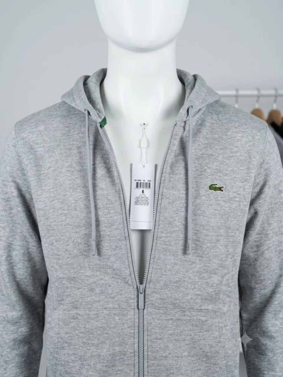 Blusa de Moleton Lacoste Original. 3XL - Nova 