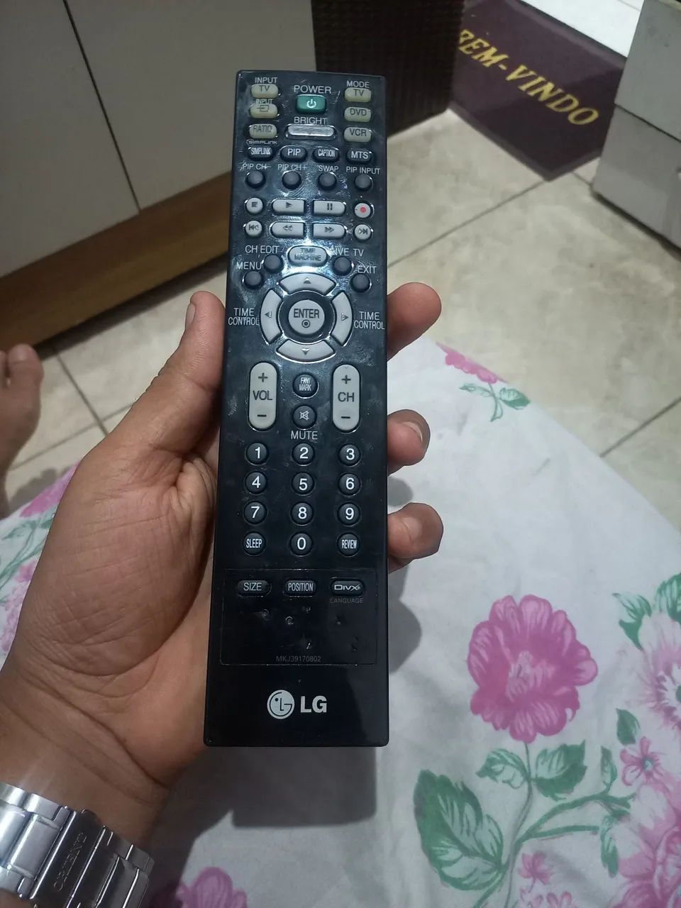 Controle de tv