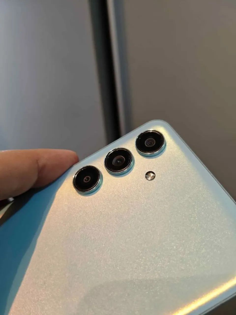 Celular Samsung Galaxy M55 5G Light Green - Impecável, Na Caixa e Com NF - Foto 3