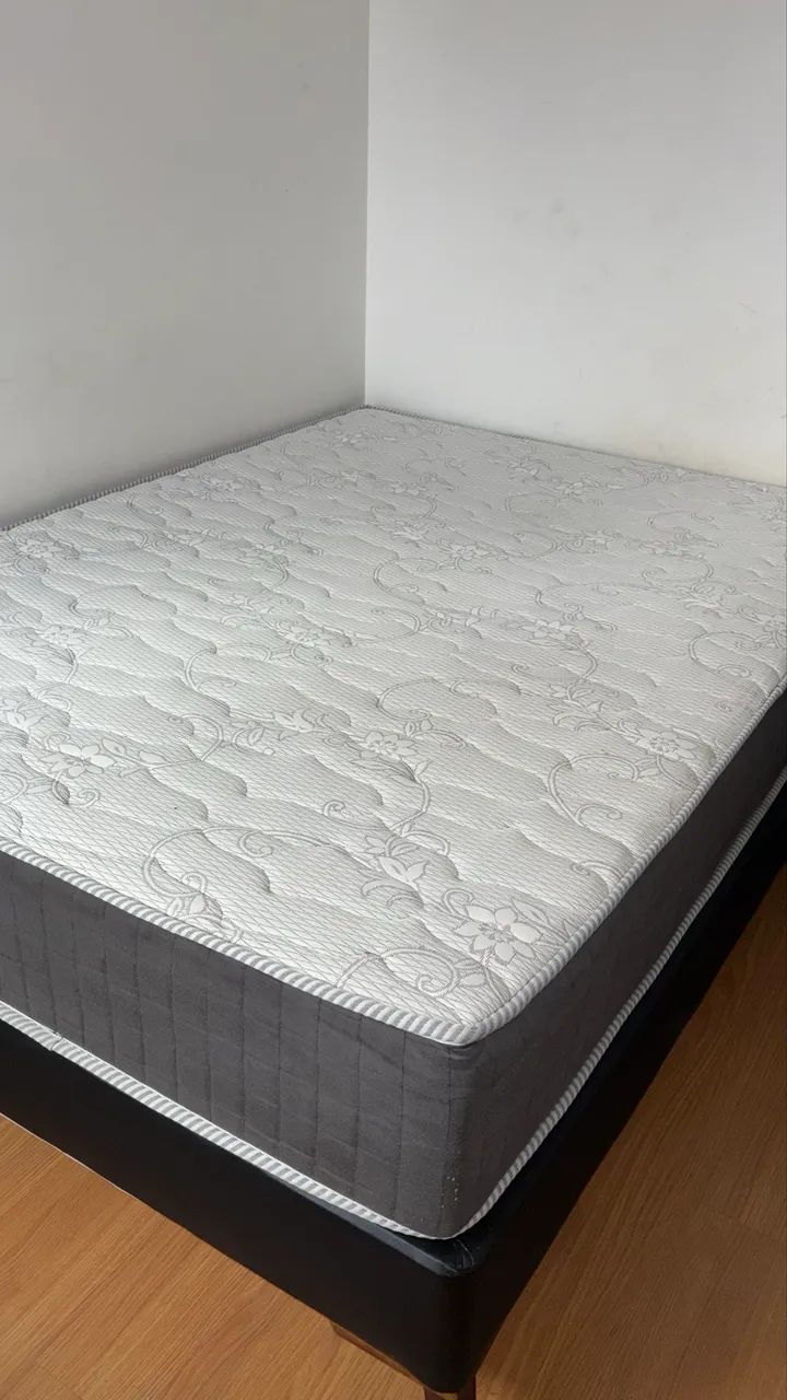 Vendo Cama Box Casal e Base - Foto 2