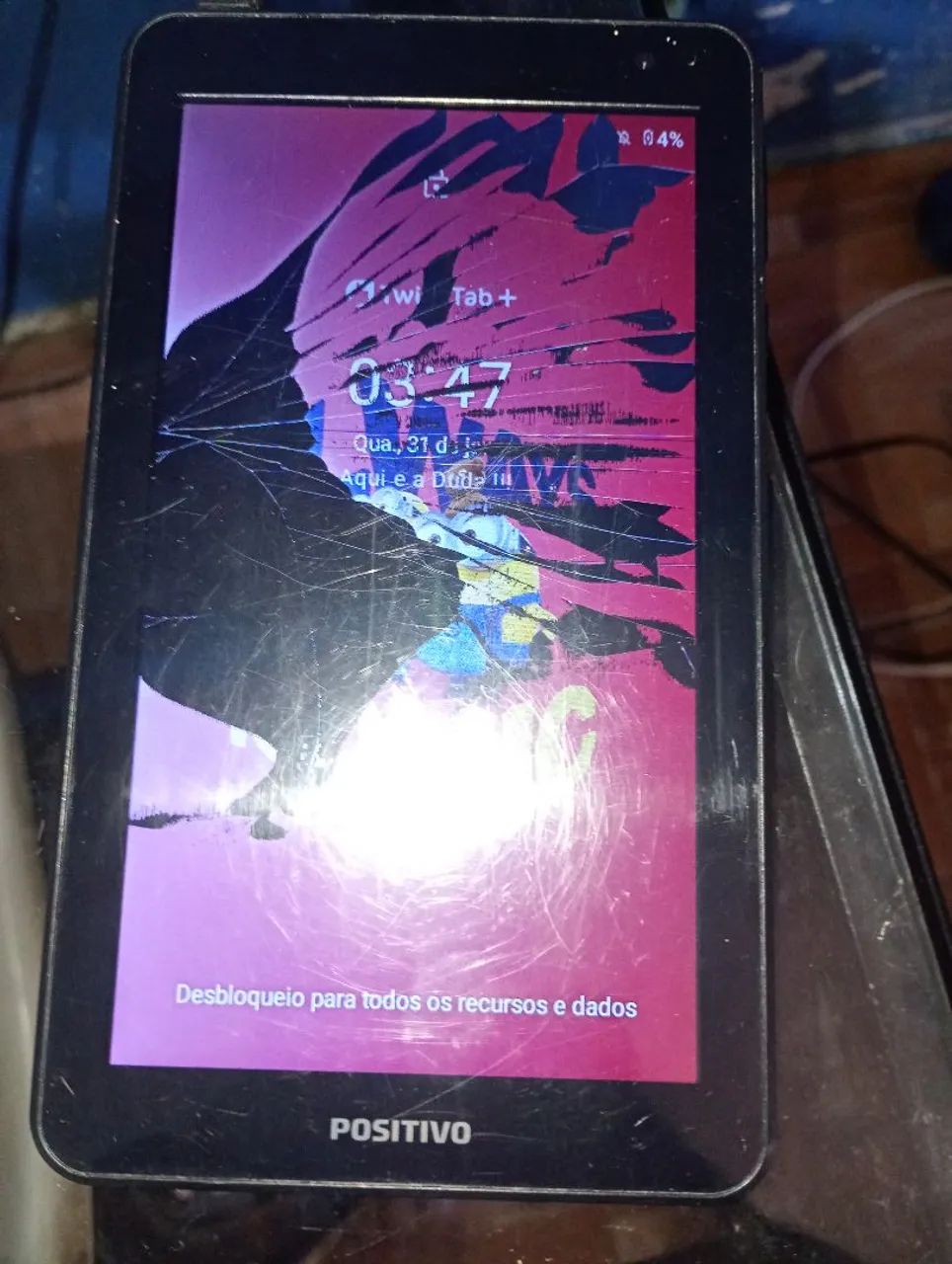 Táblet dos Minions Marca Positivo 