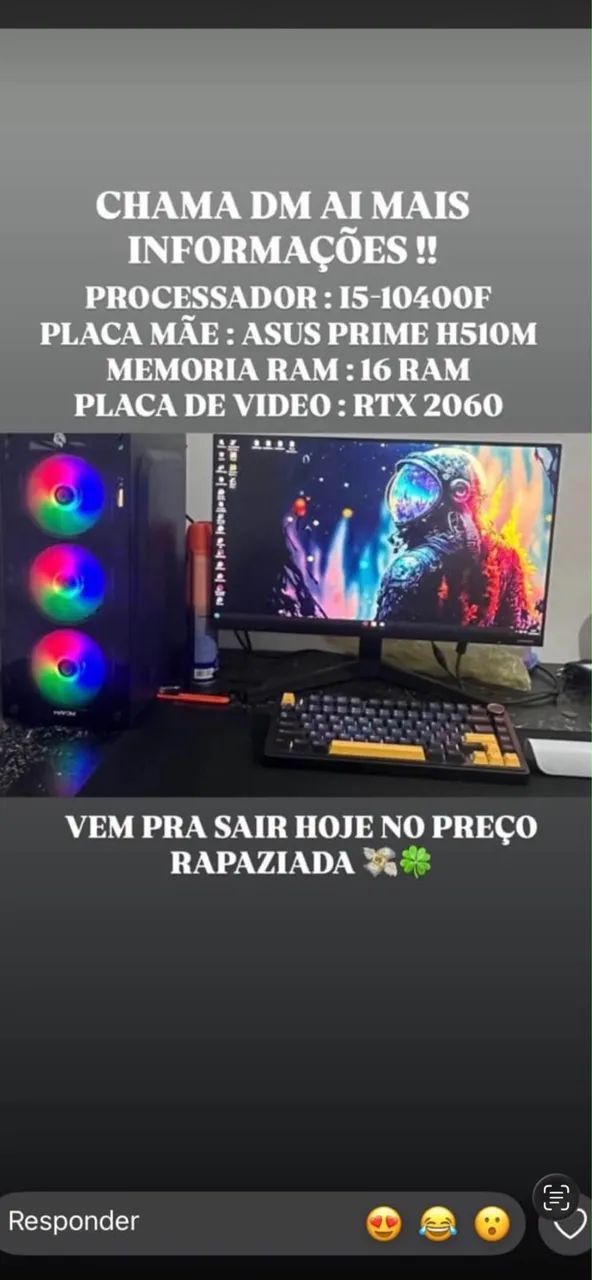 Vendo pc gamer