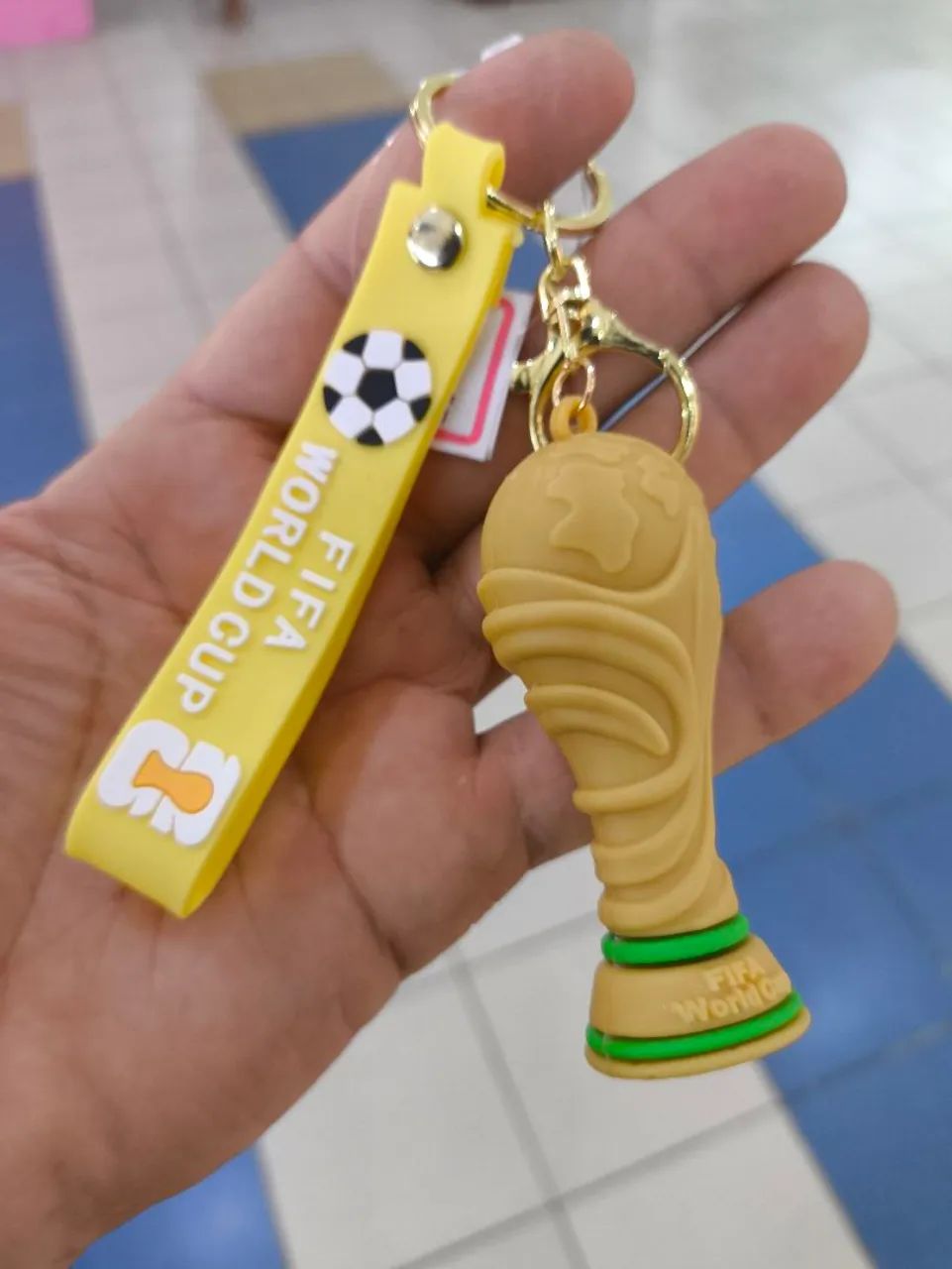 Chaveiro mascote da copa do mundo 