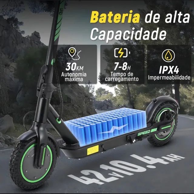 GM5 P1 MAX 400W 30km de autonomia Pneus 10polegadas  - Foto 3