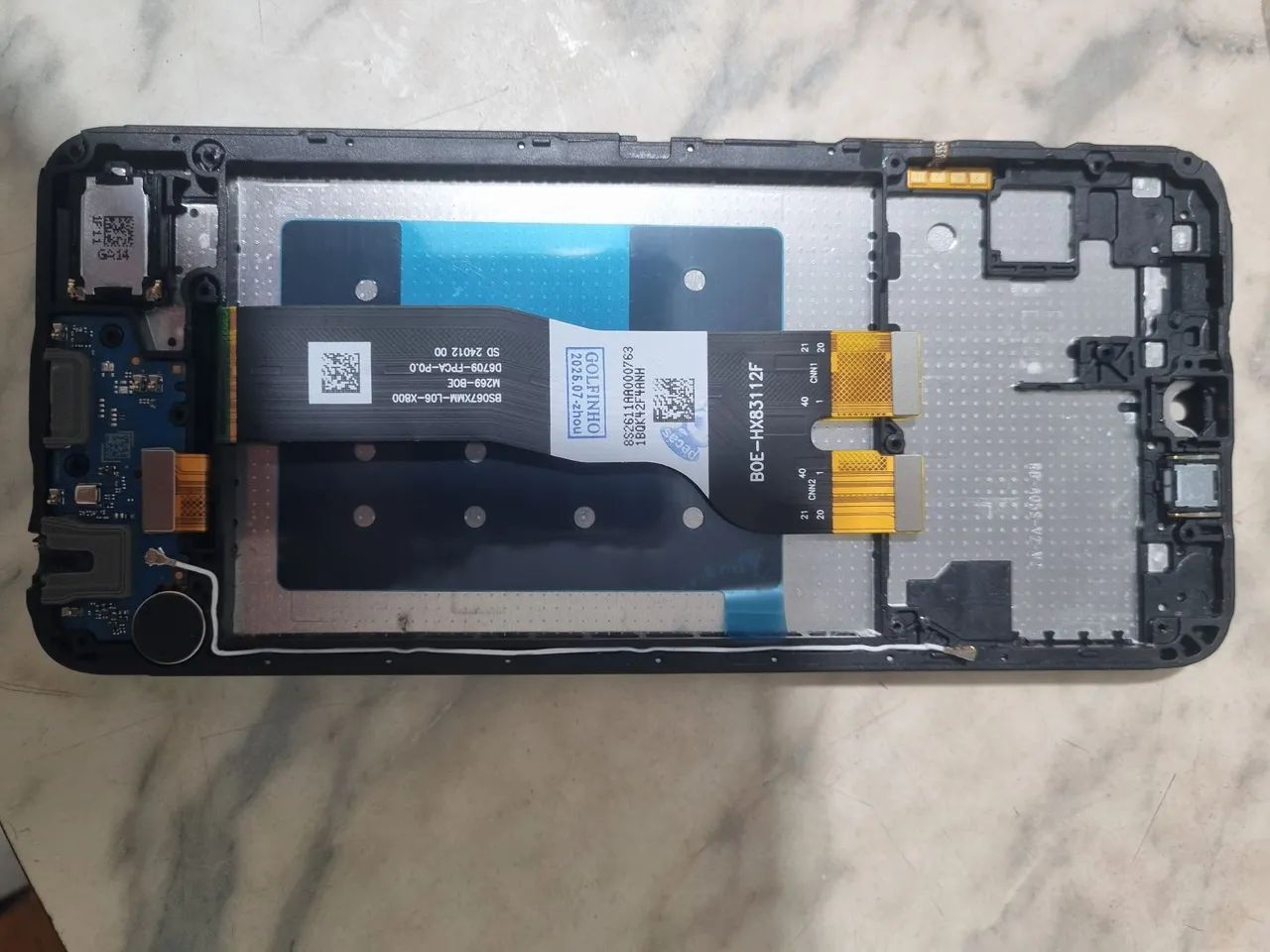 Tela Original Samsung A05s - ESTÁ COM UM PEQUENO TRINCO NA PARTE DE CIMA LEIA A DESCRIÇÃO  - Foto 4