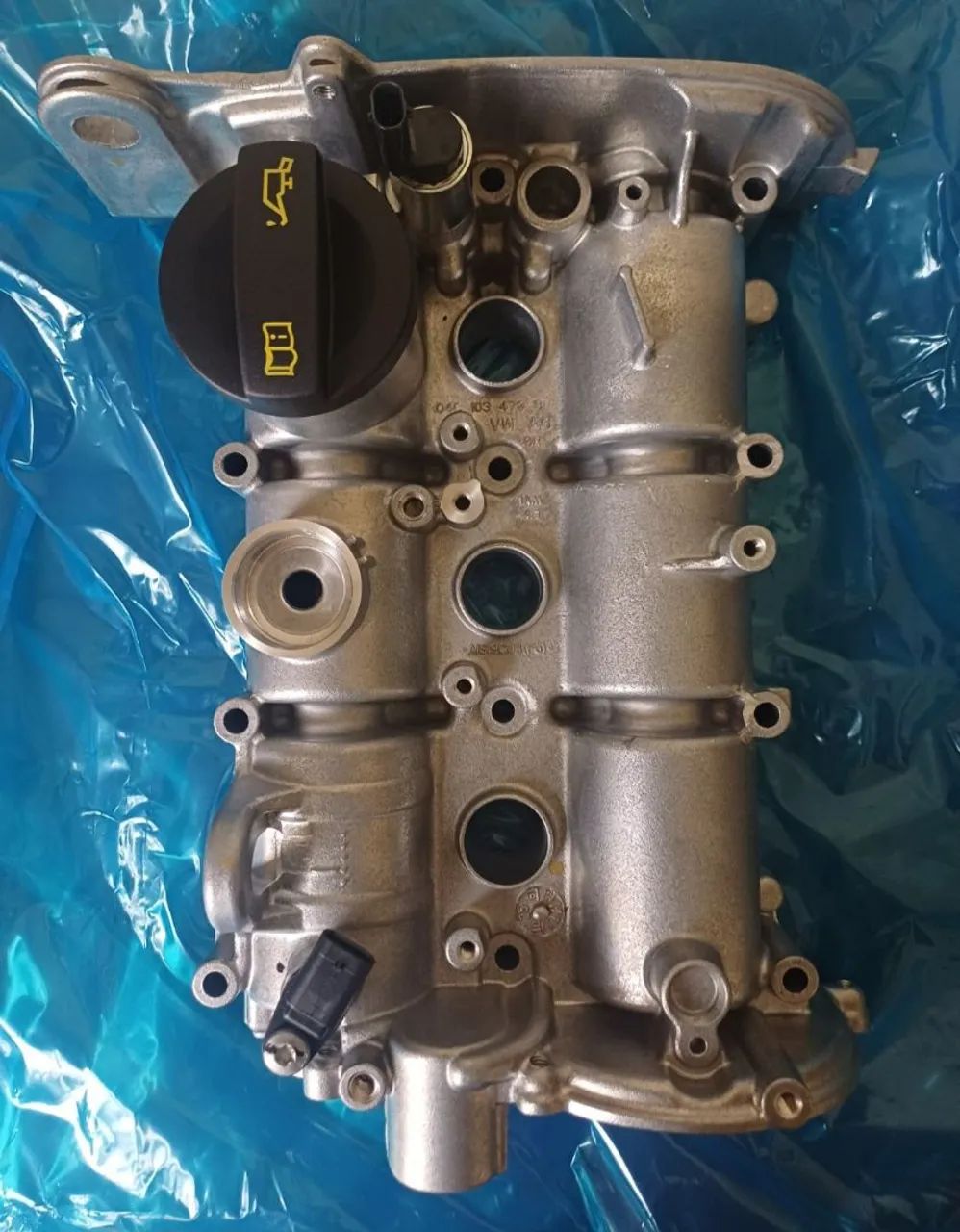 Tampa válvula cabeçote Vw Polo 1.0 mpi 2018 a 2023 - Foto 2