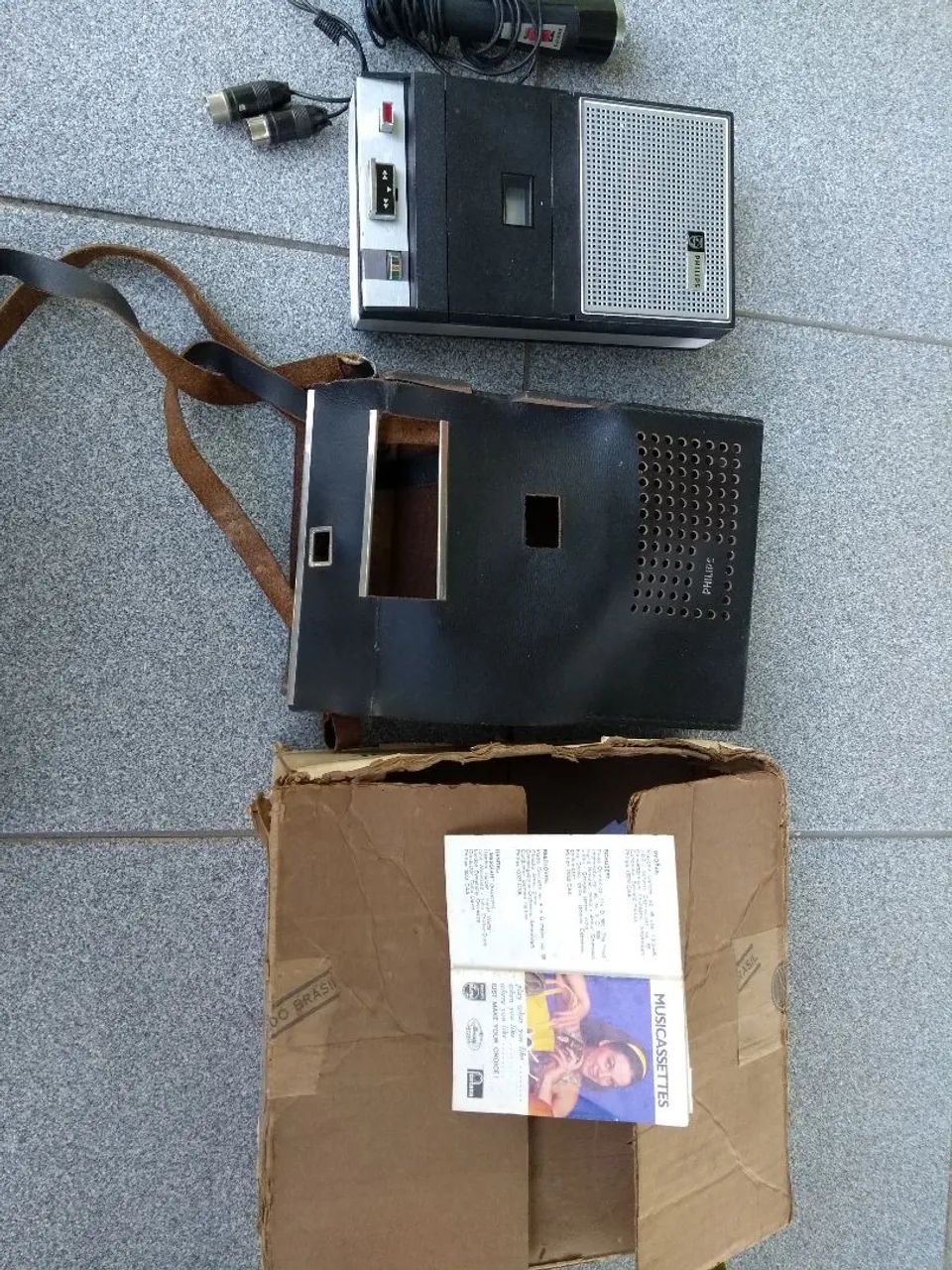 Gravador Philips EL 3302 Revisado e funcionando na Caixa Original com acessórios